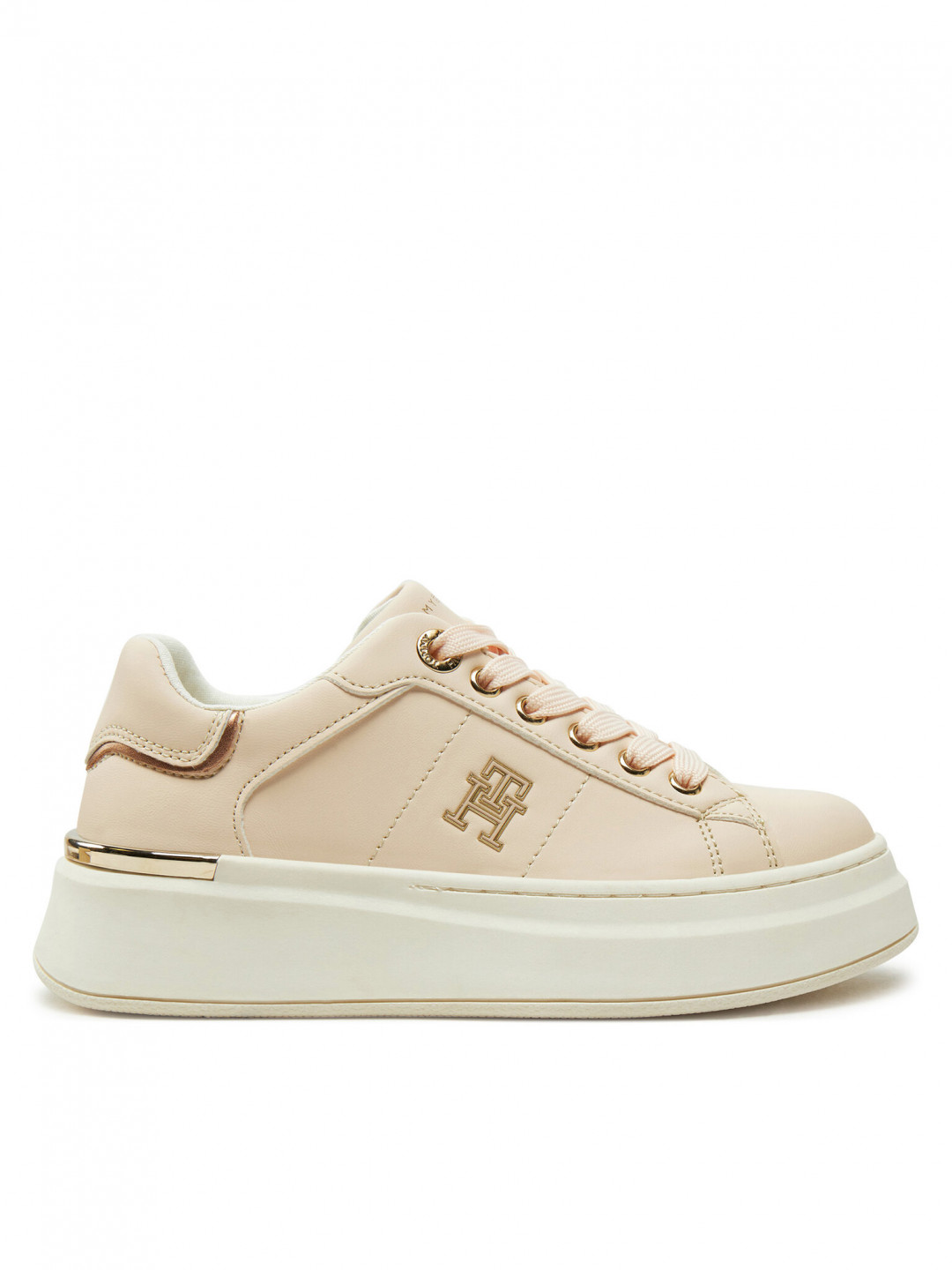 Tommy Hilfiger Sneakersy Low Cut Lace-Up Sneaker T3A9-33749-1355 M Růžová